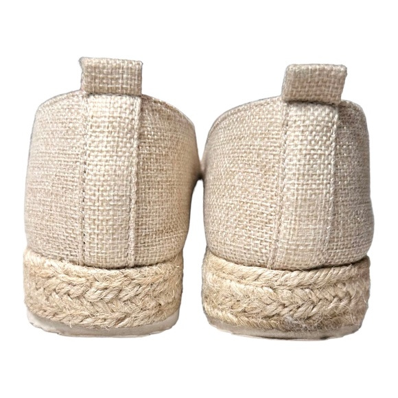 | Women's | Glitter Minimalist Slip-On Linen Espadrille Flats - 8.5 - Picture 7 of 8